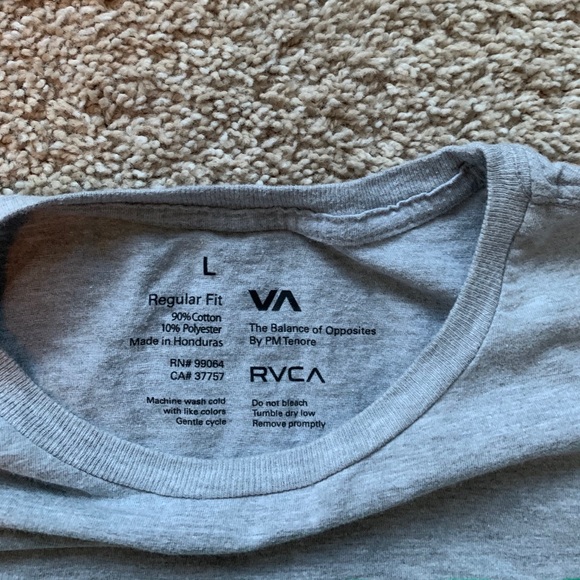 Gray RVCA Shirt - Picture 5 of 5